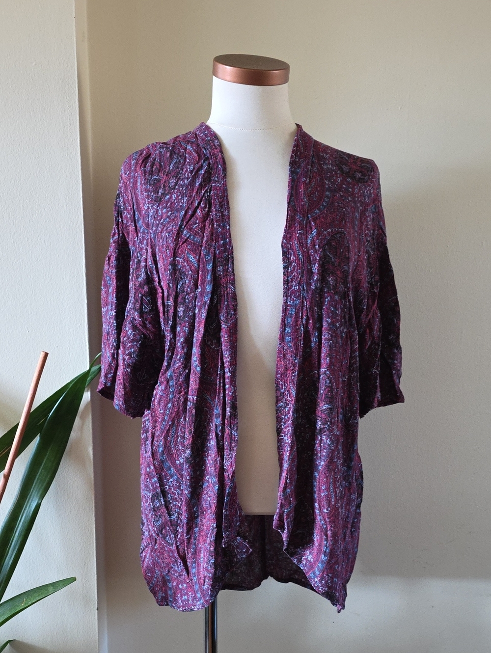 American Eagle Outfitters Shrug Wrap Cardigan Paisley boho - XS/S